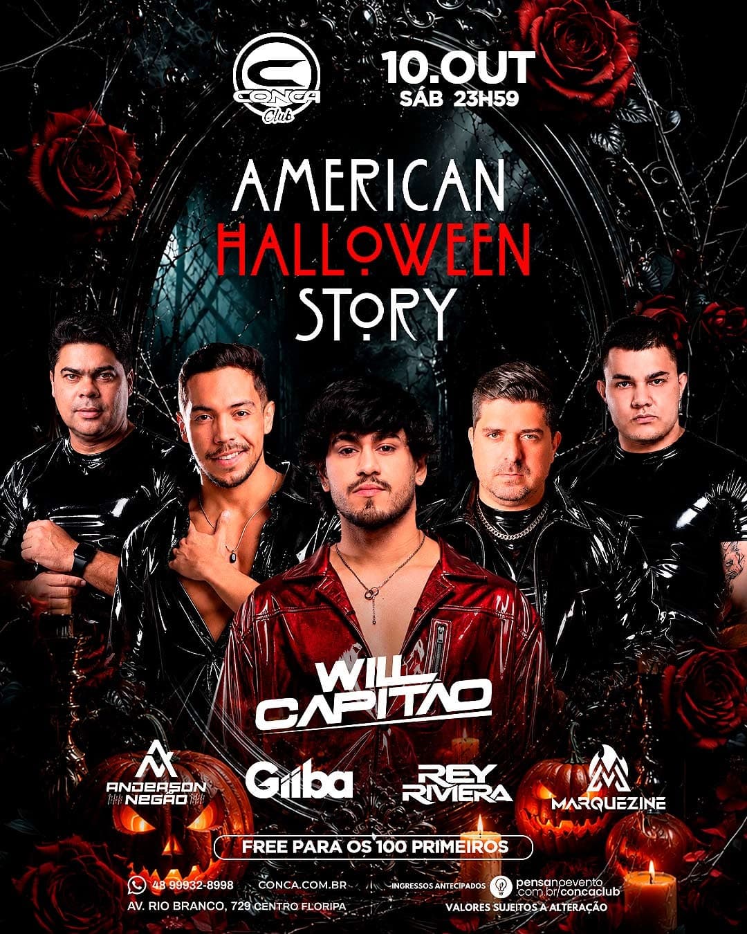 Flyer do evento de 10 out