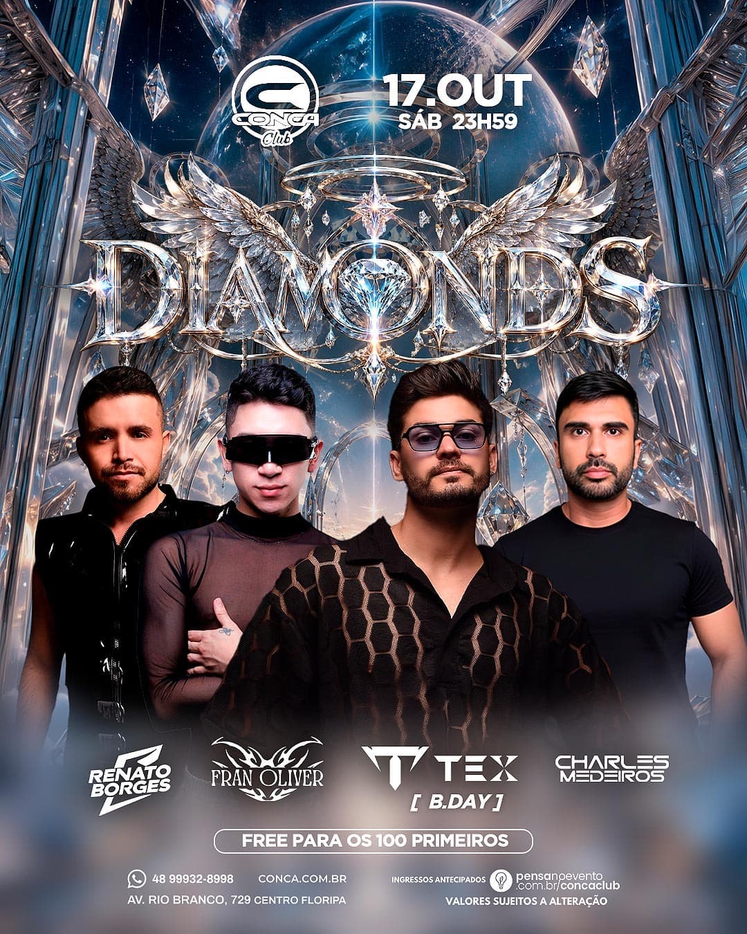 Flyer do evento de 17 out