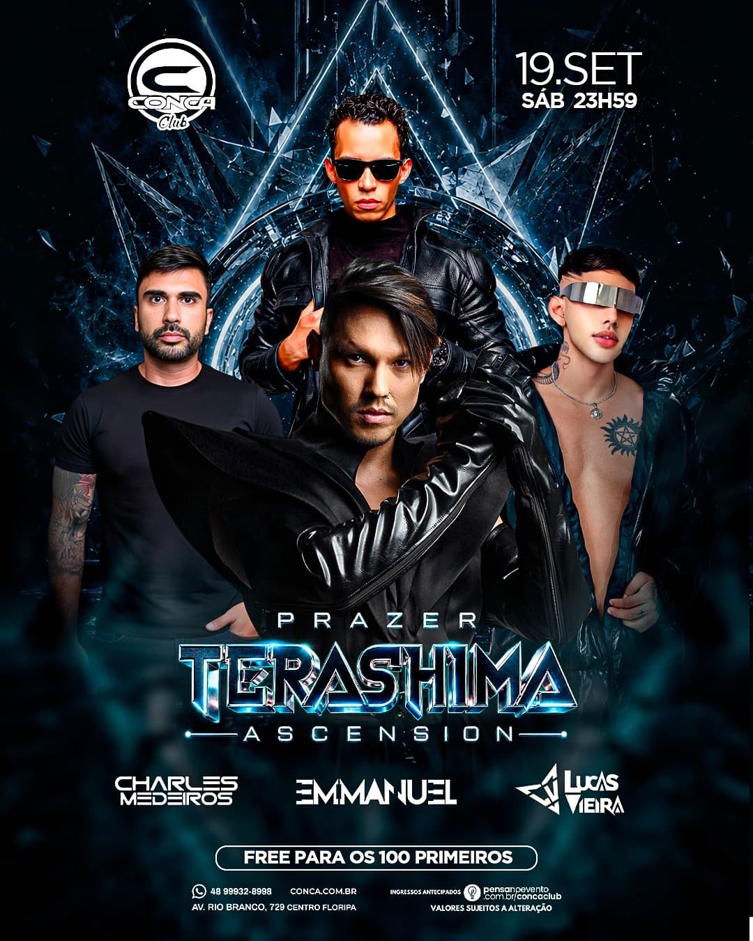 Flyer do evento de 19 set