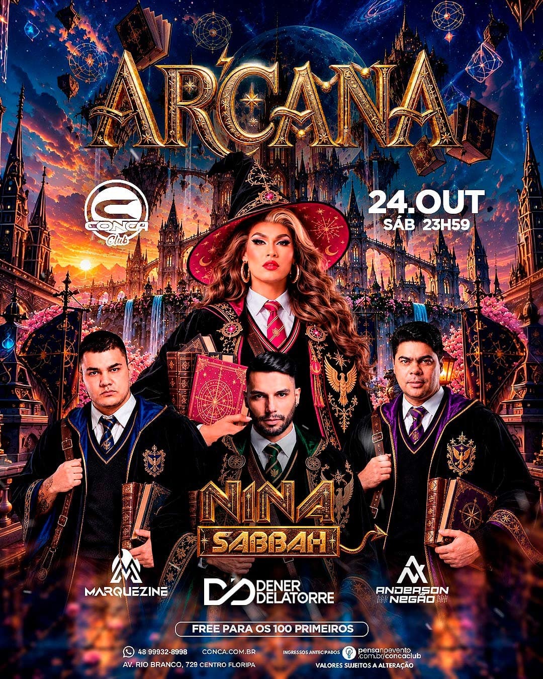 Flyer do evento de 24 out